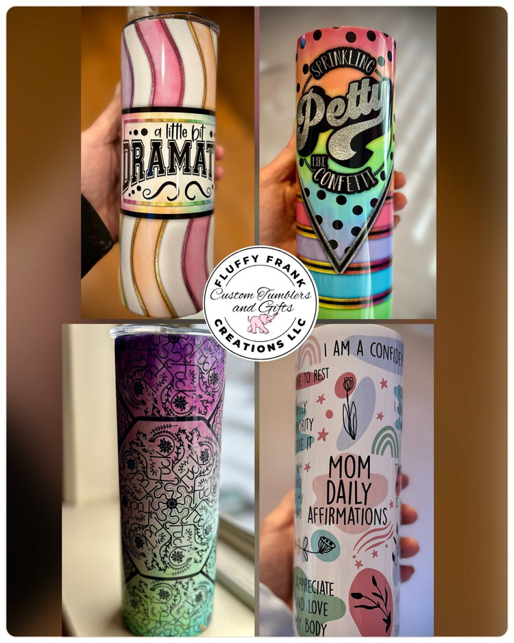 Sublimated Tumblers - FluffyFrankCreationsLLC