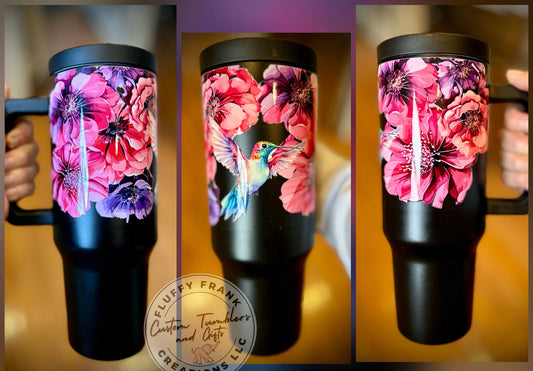 Hummingbird 40oz powder coated w/handle