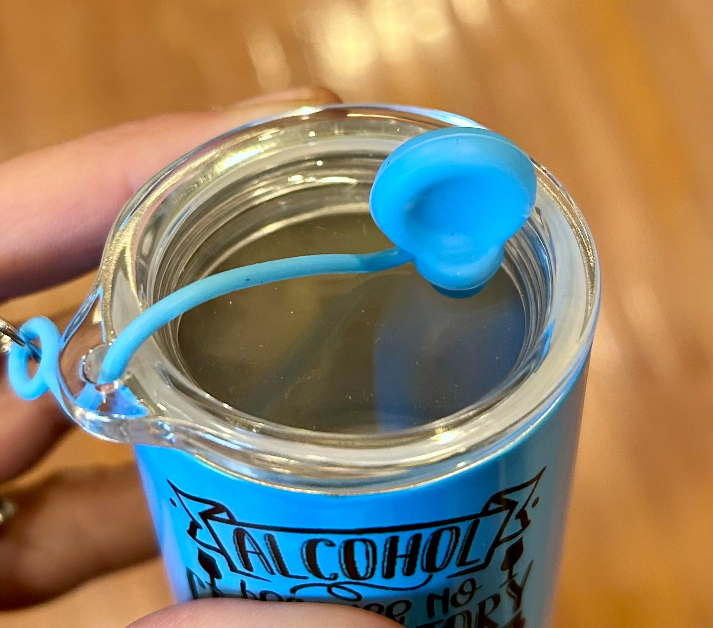 Mini tumbler keychain