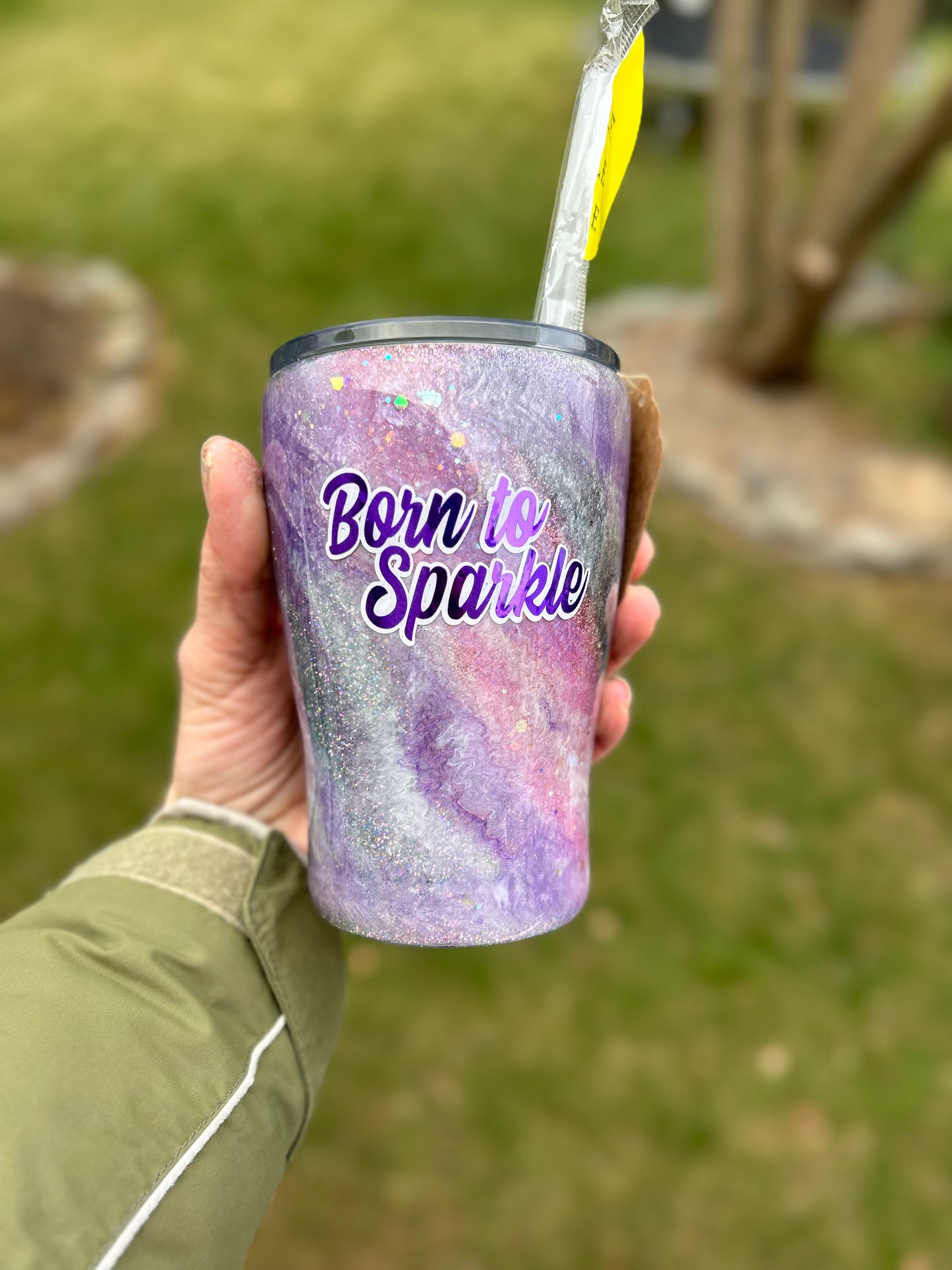 Born to Sparkle 12oz curved