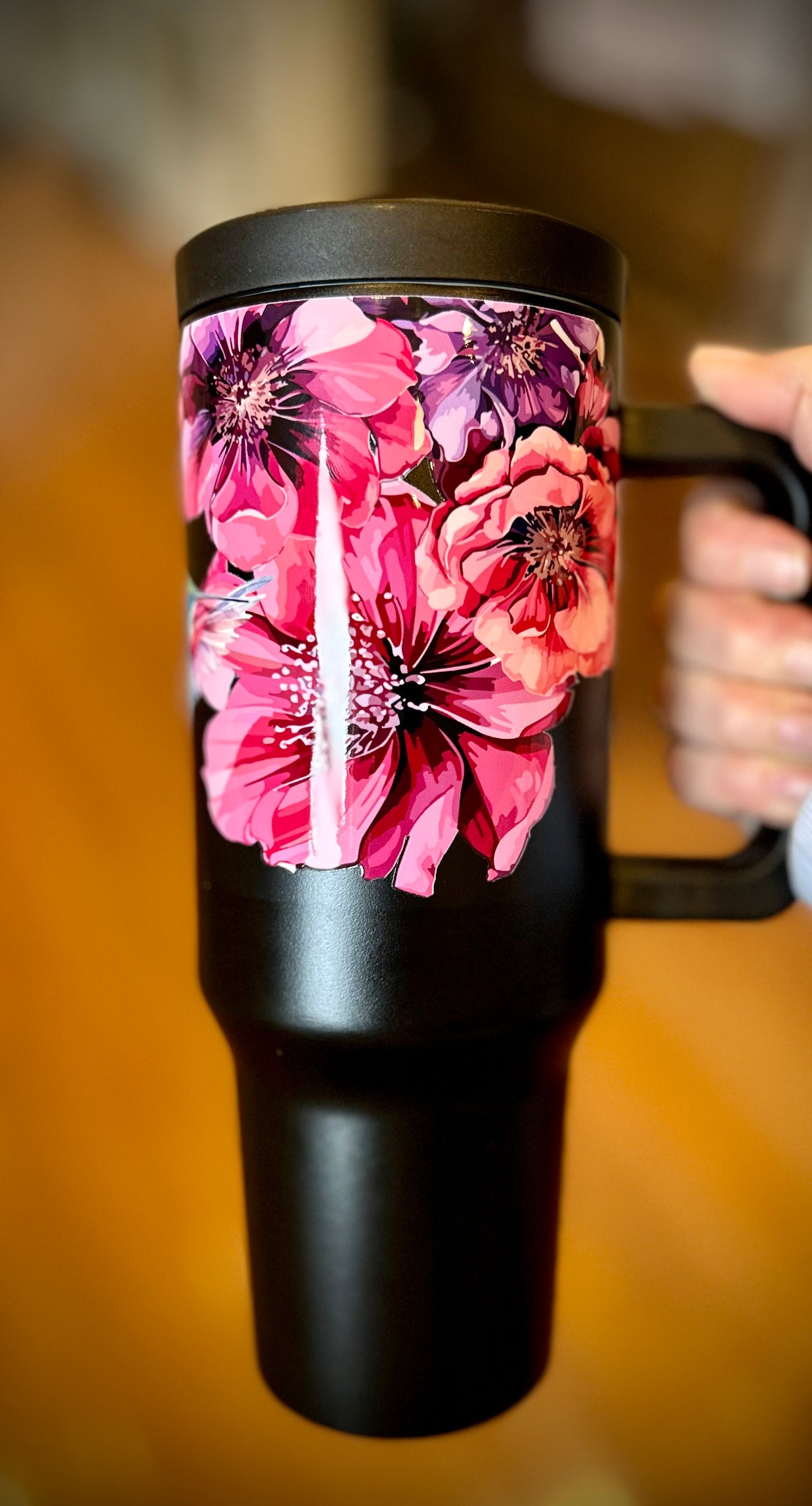 Hummingbird 40oz powder coated w/handle