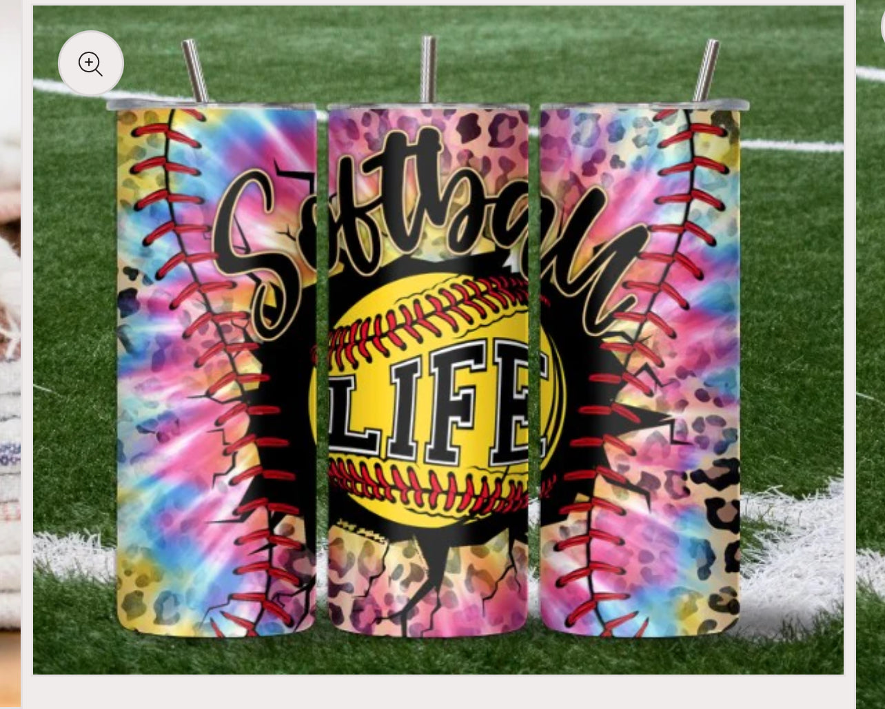 Softball Life 20oz Skinny