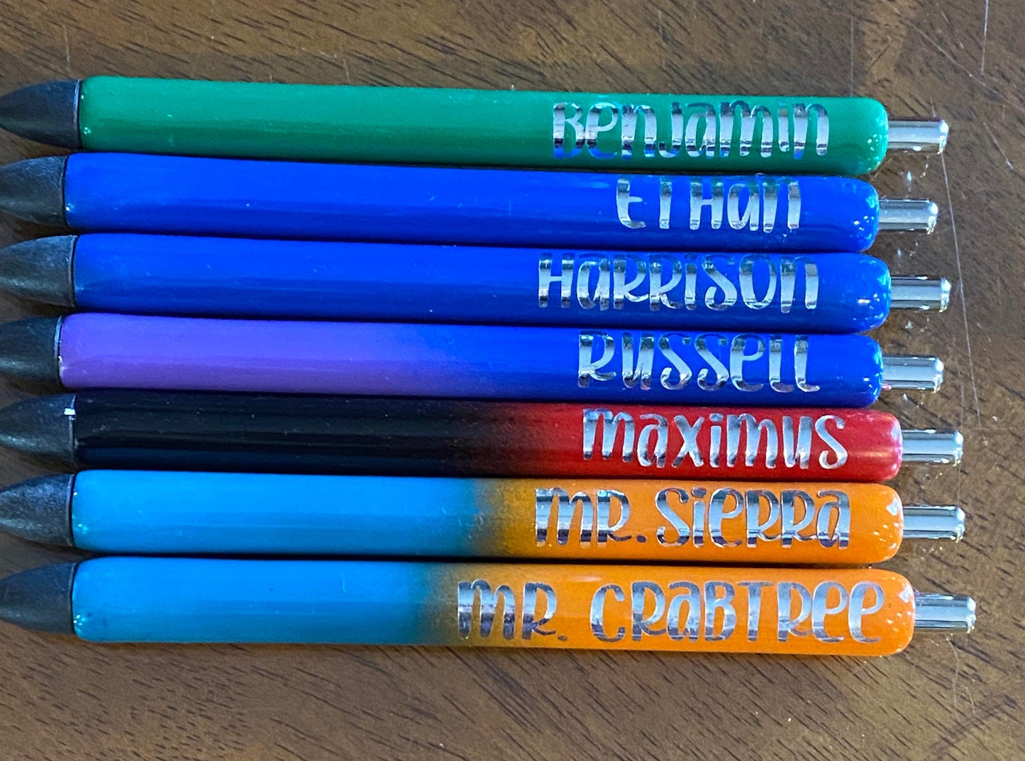 Inkjoy refillable personalized epoxy glitter pen | Custom Personalized Ink Joy Gel Pen | Teacher Gift