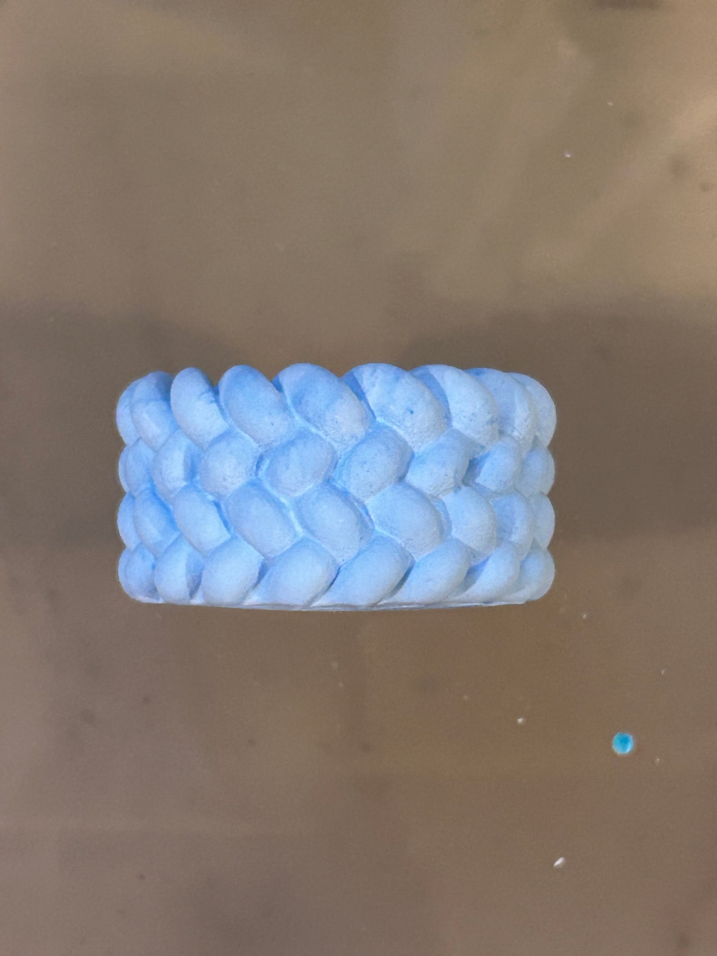 Pastel Tea Light holder. Eco resin, hand poured Trinkets