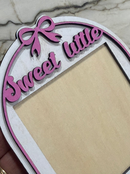 "Sweet Little Reminders" Wood Post-it Note Holder