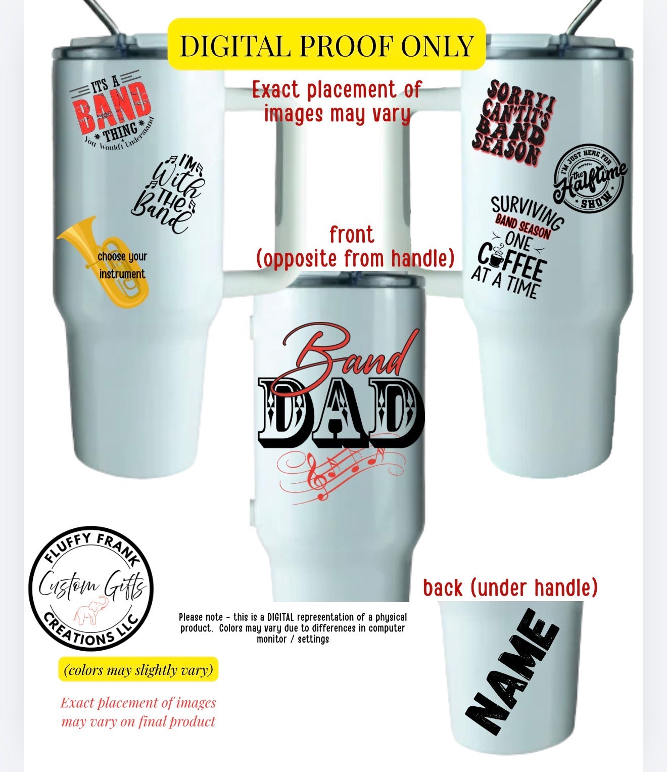 Band Dad Tumbler