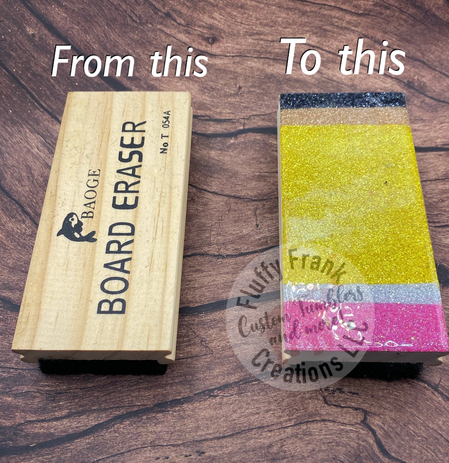 Crayon /pencil themed desk items