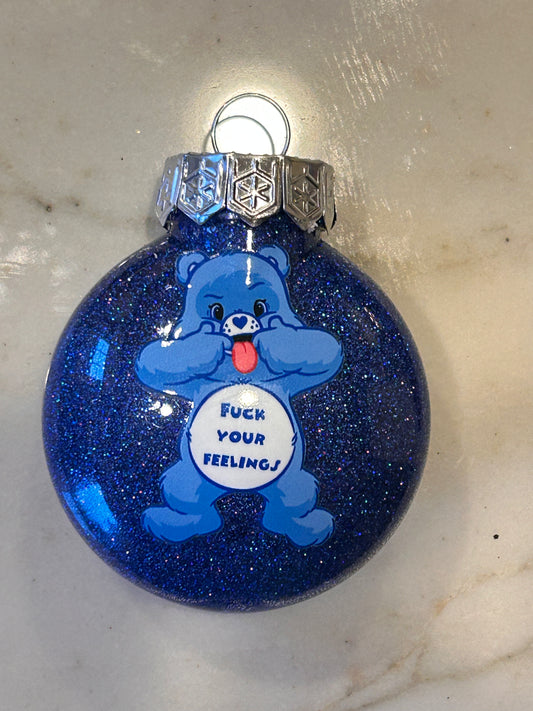 Mini Naughty bear Disc ornament