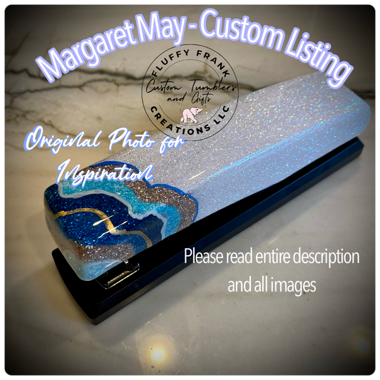 Custom Geode Desk Set