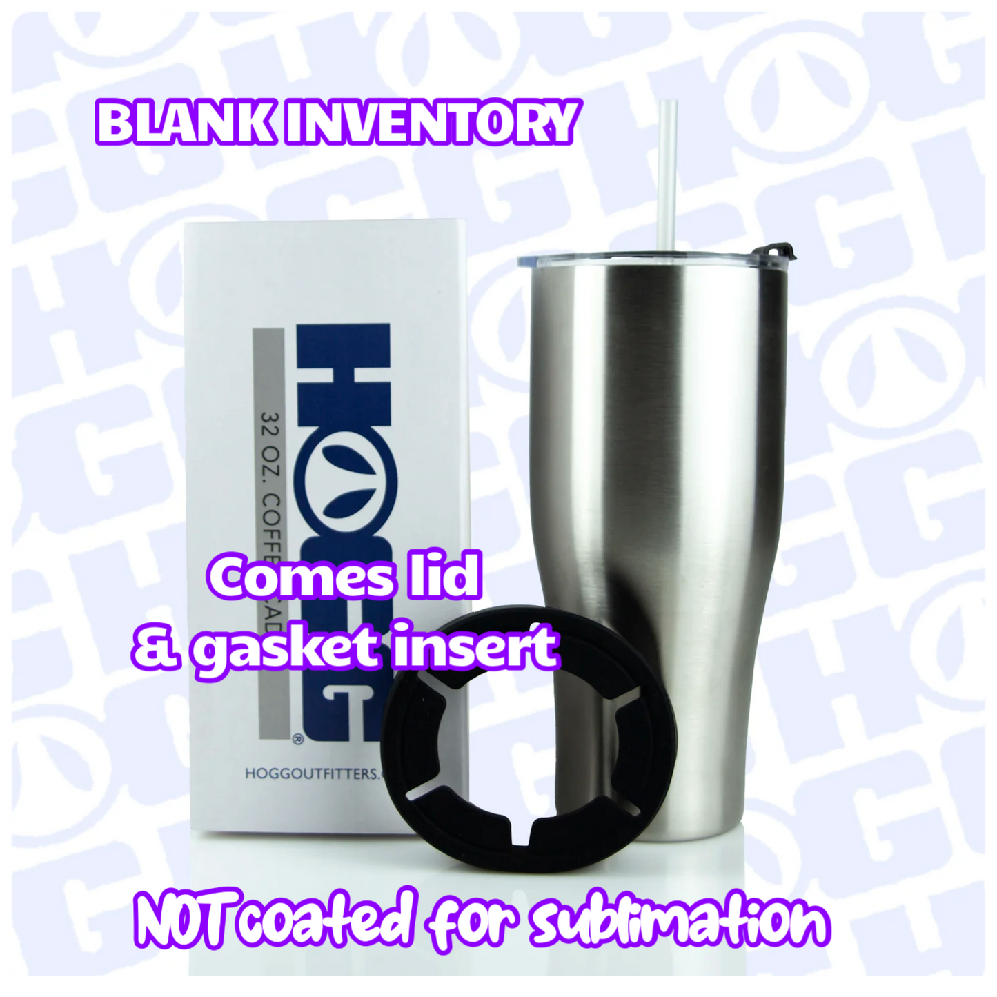 32oz Curved Tumbler & Coffee Caddy- Hogg