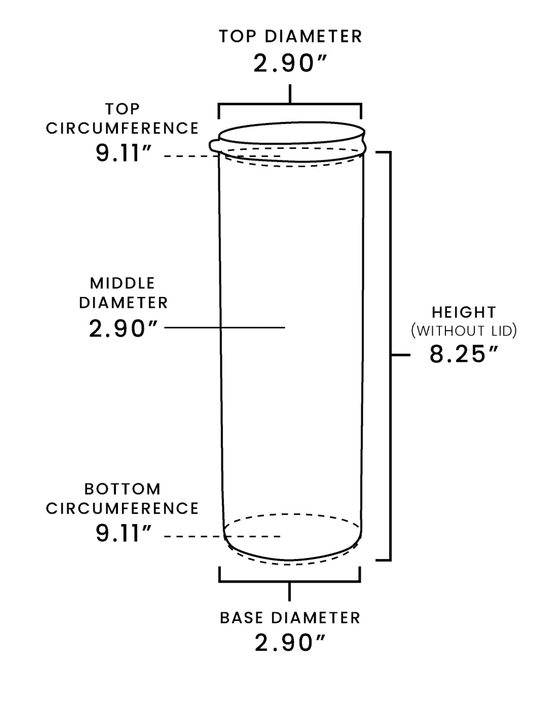 20oz straight skinny-MakerFlo