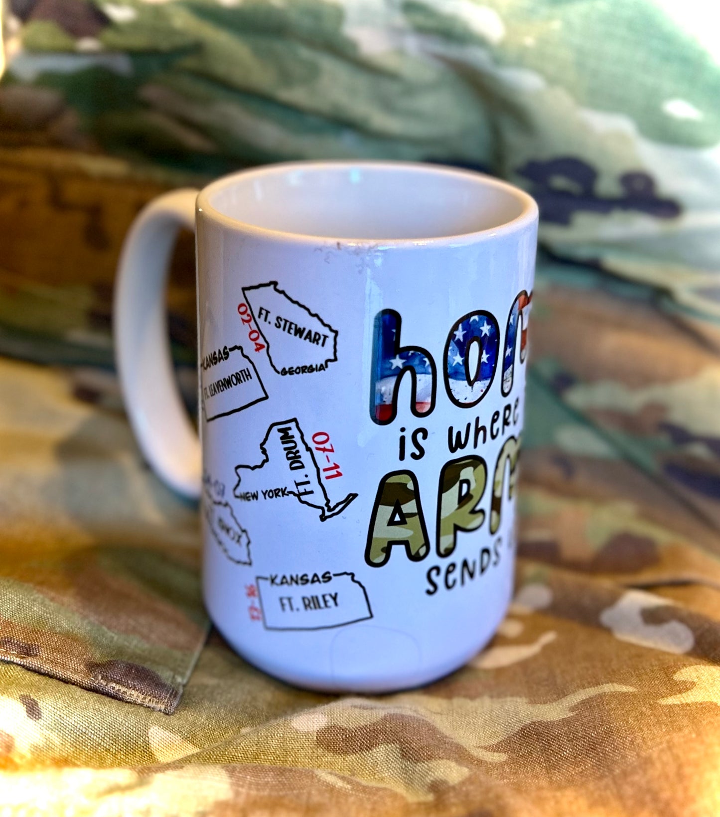 Home is where the military sends us (custom)