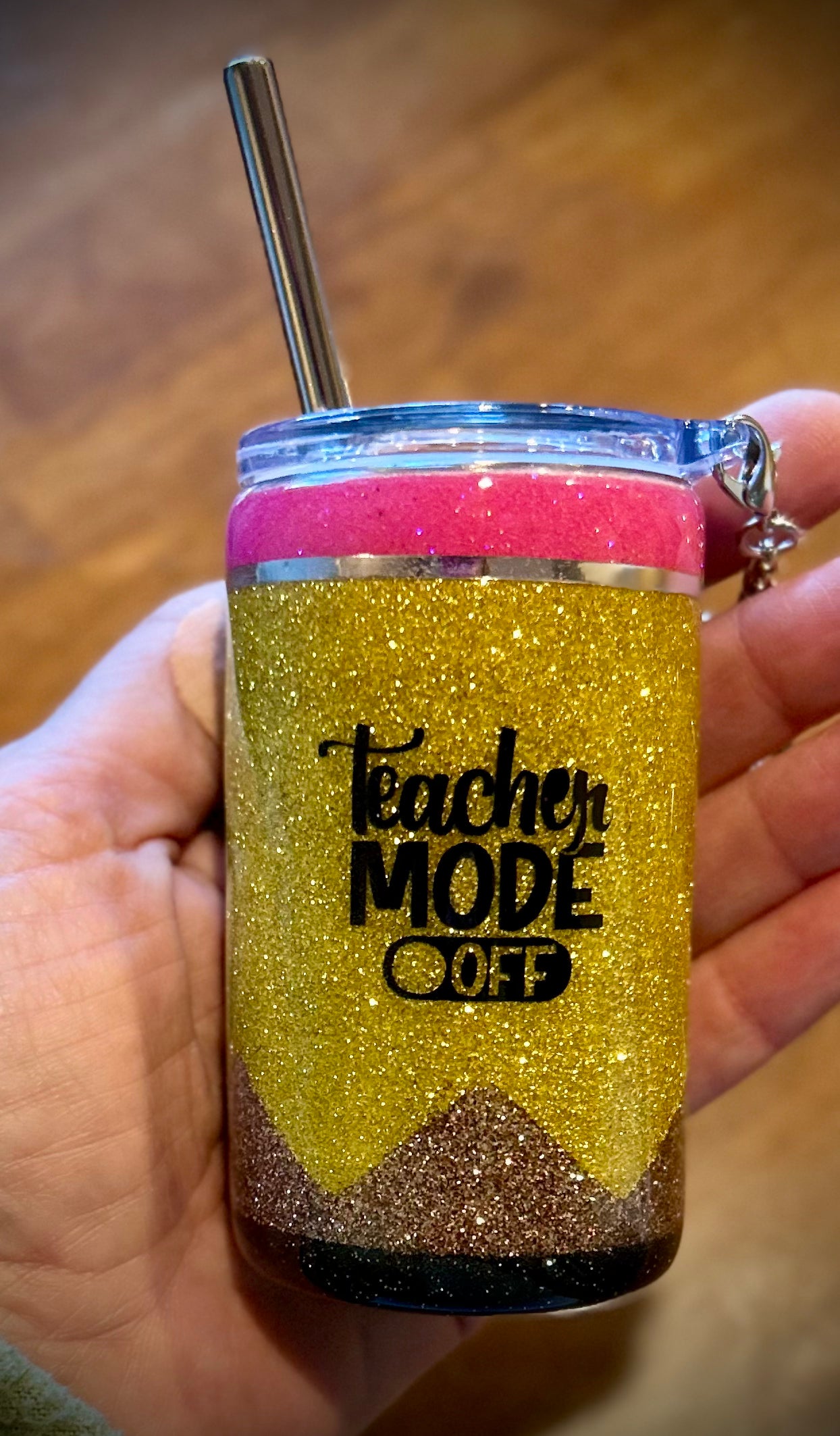 3oz Skinny Mini/Shot /tumbler - epoxy/glitter