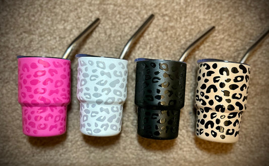 Mini Leopard Tumbler (shots)