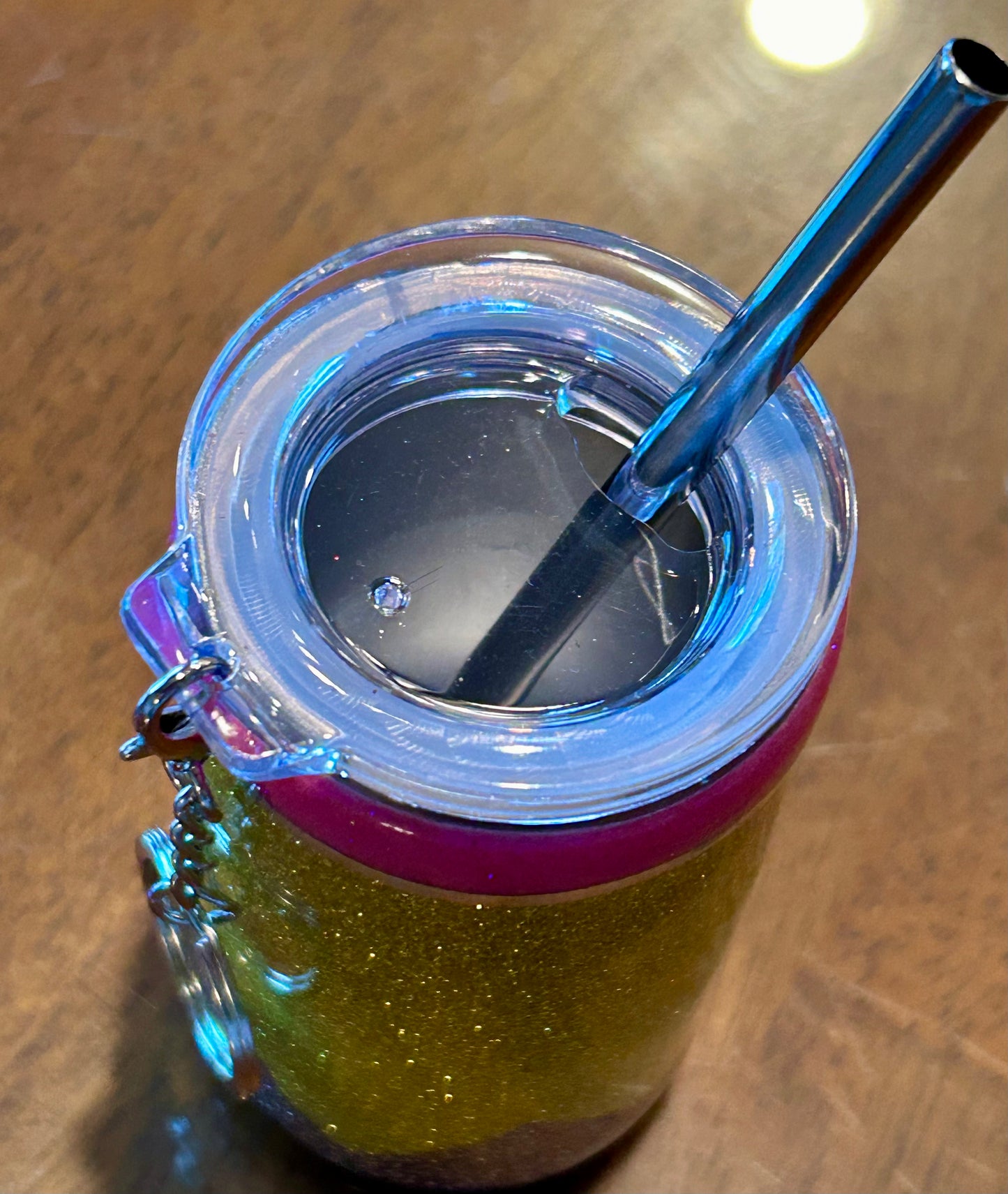 3oz Skinny Mini/Shot /tumbler - epoxy/glitter