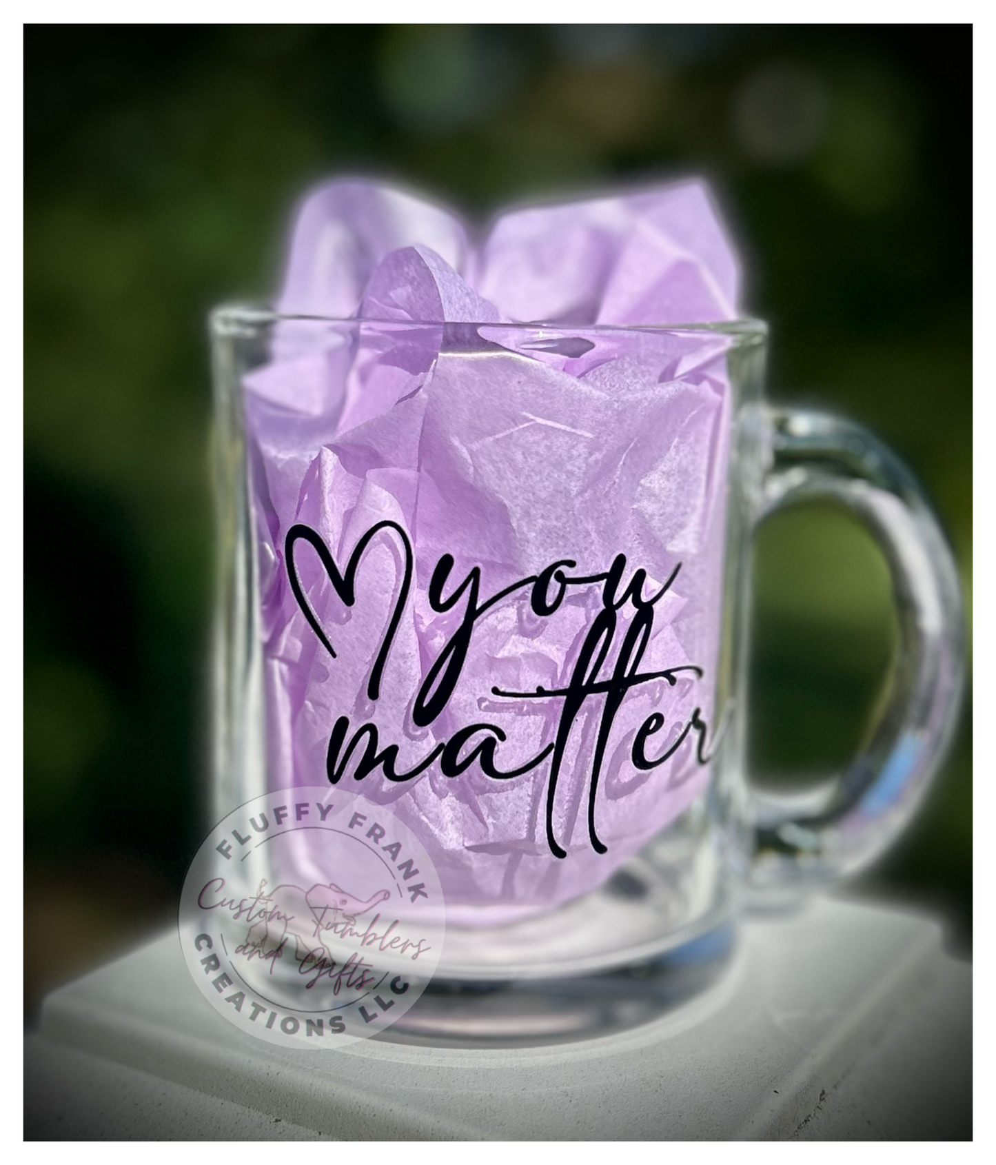 You Matter 12oz Glass Mug