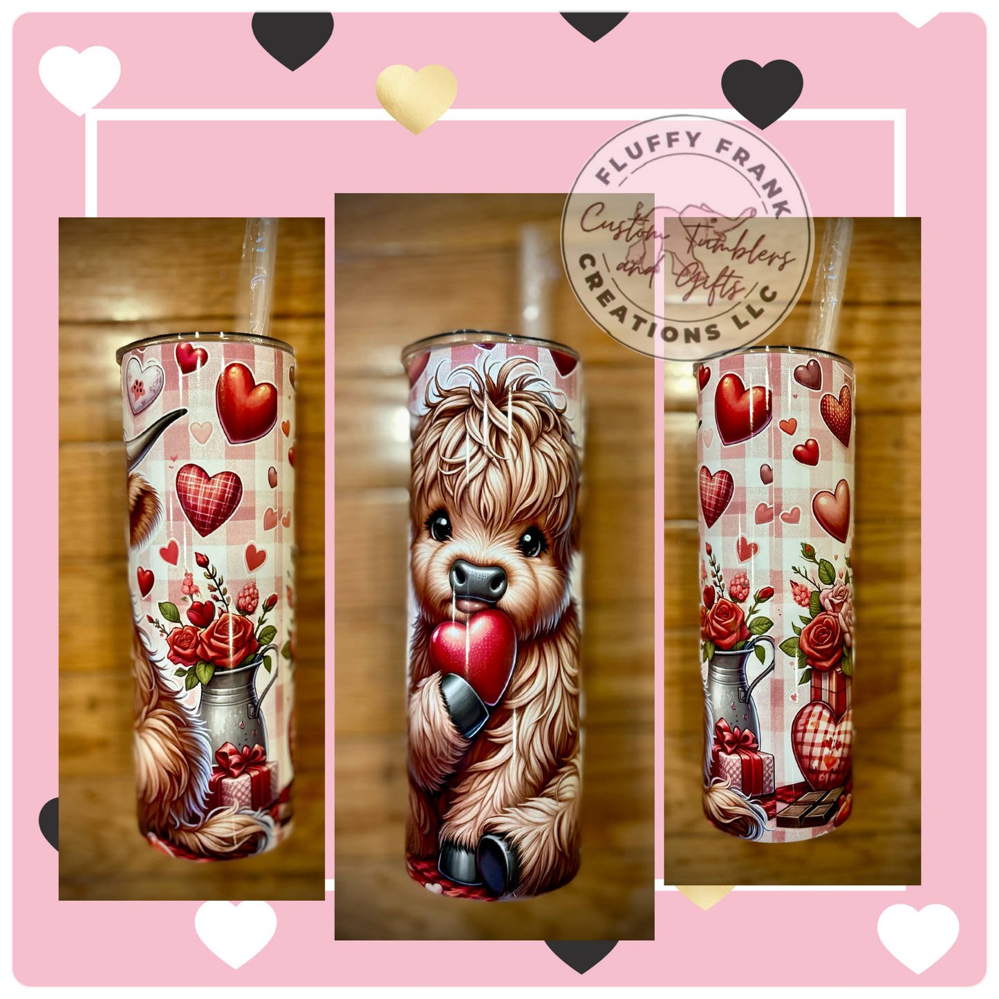 Highland Cow 20oz Skinny