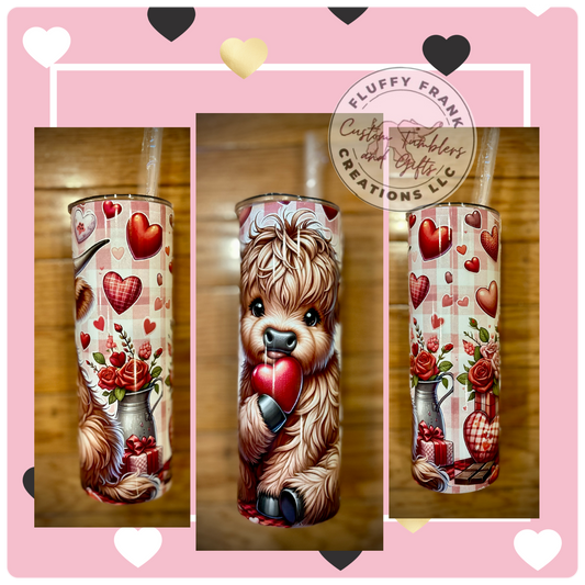 Highland Cow 20oz Skinny