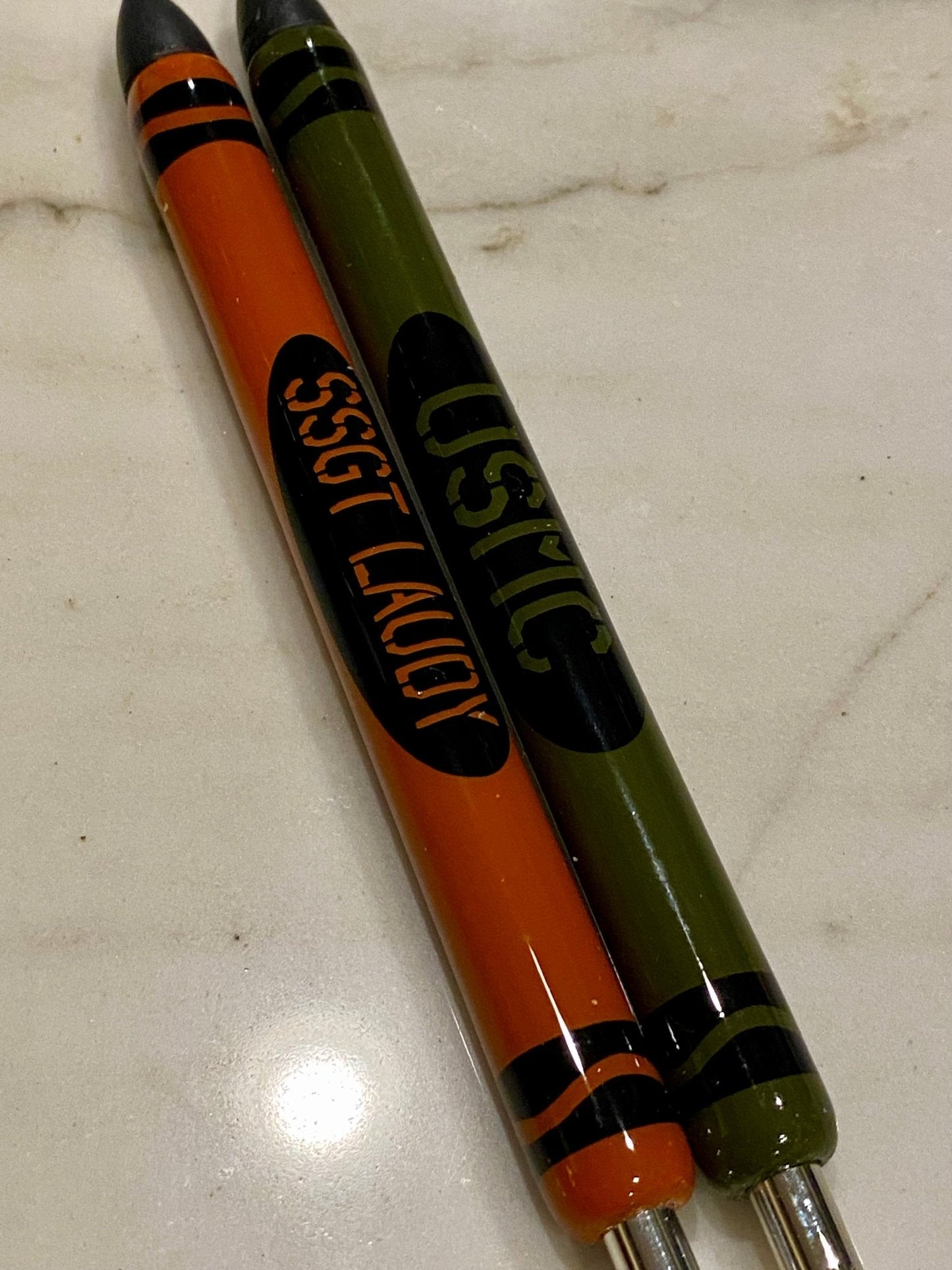 Military Stencil Crayon Pen