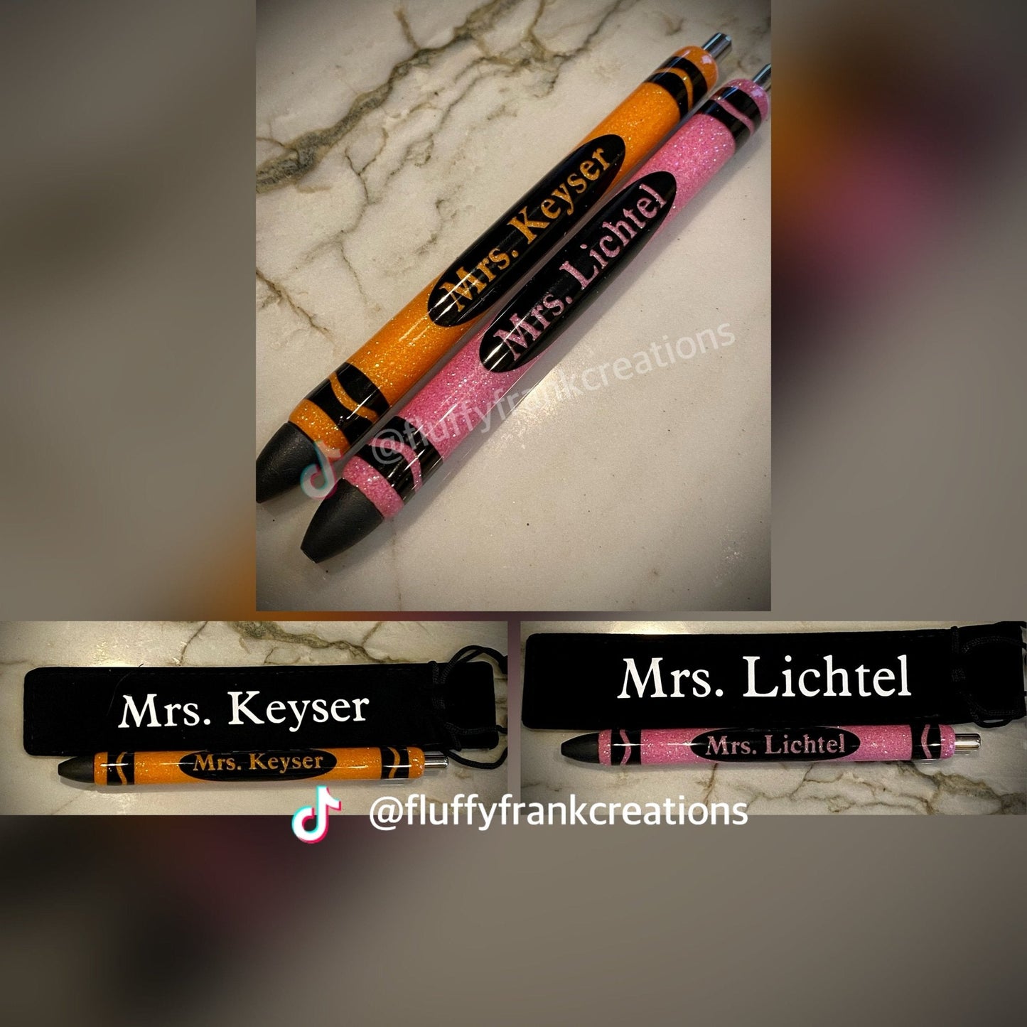 Crayon Pen - FluffyFrankCreationsLLC