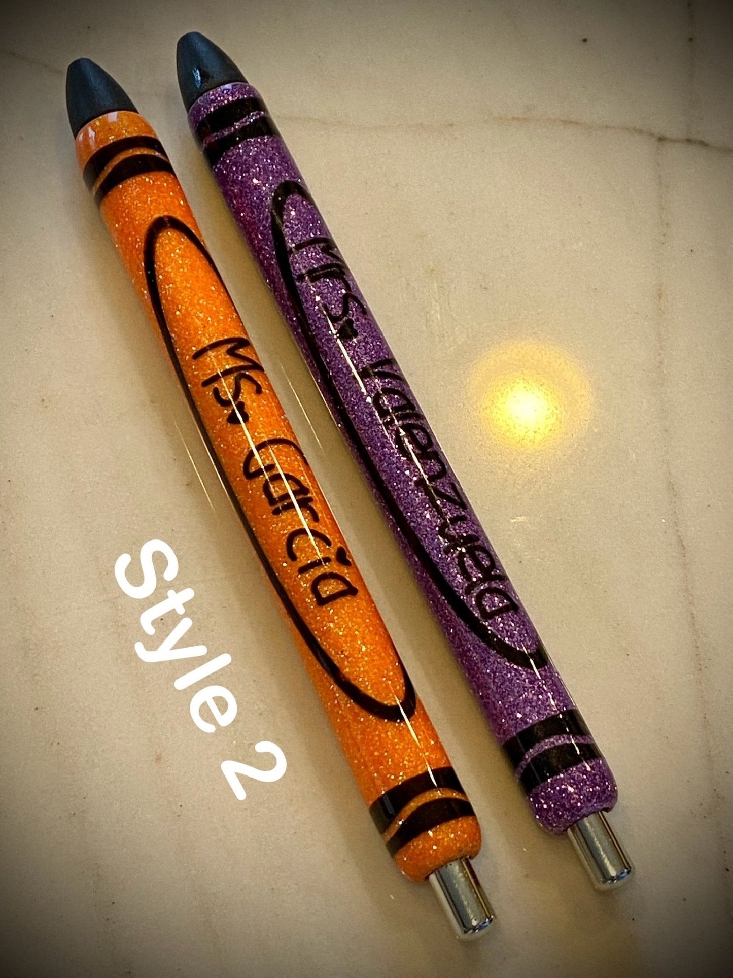 Crayon Pen - FluffyFrankCreationsLLC