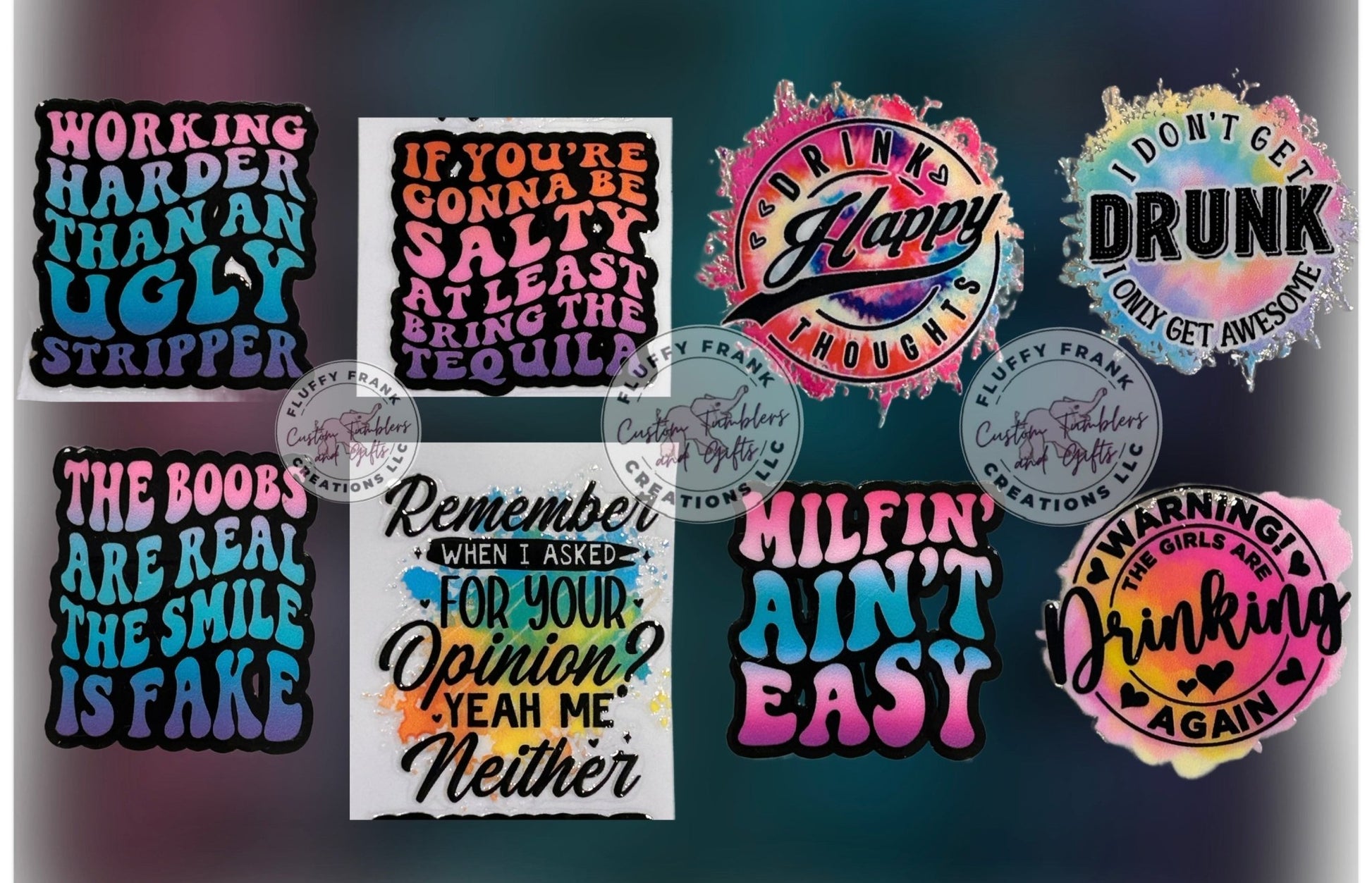 Create your own Shot Glass Set - FluffyFrankCreationsLLC