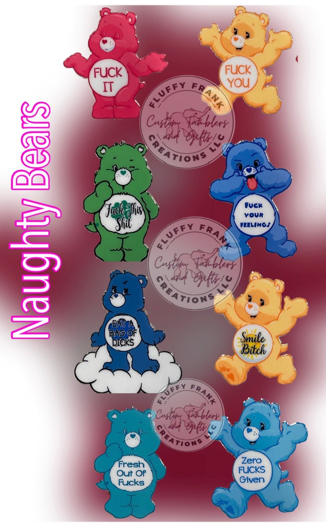 Create your own Shot Glass Set - FluffyFrankCreationsLLC