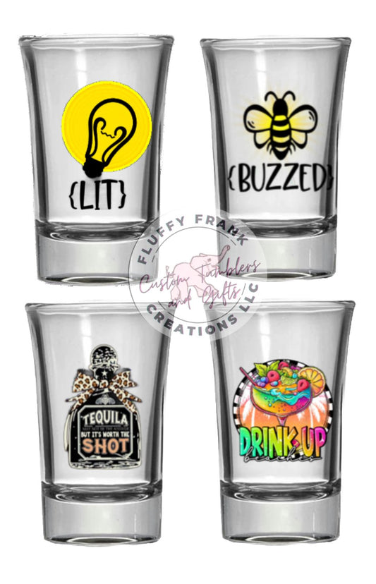 Create your own Shot Glass Set - FluffyFrankCreationsLLC