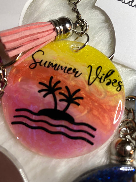 Custom Round keychain - FluffyFrankCreationsLLC