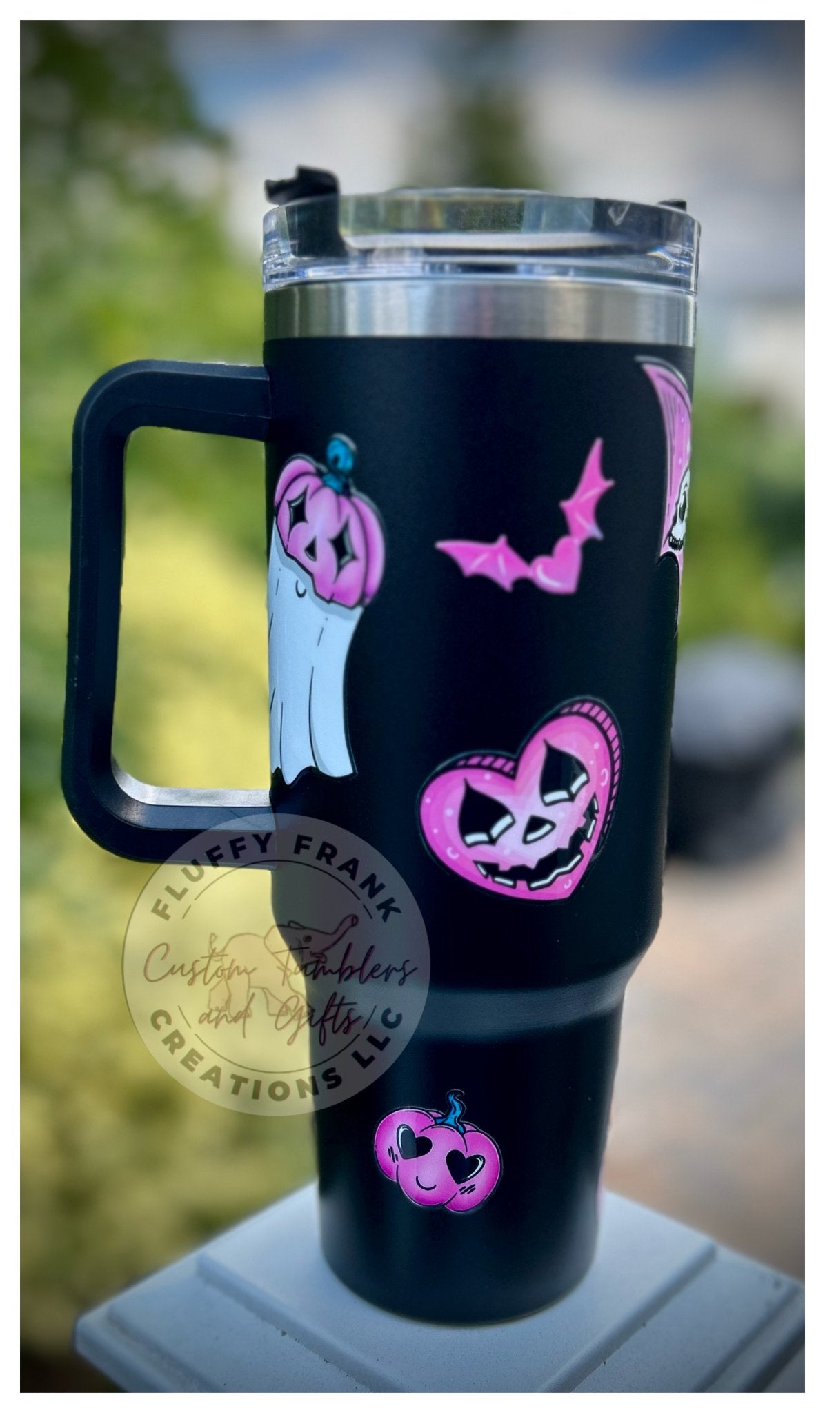 Cute spooky 40oz - FluffyFrankCreationsLLC