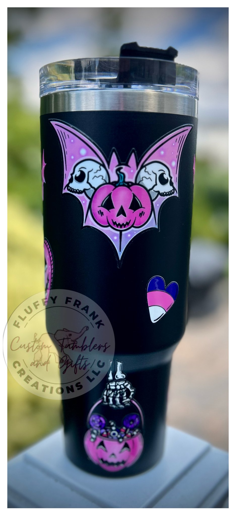 Cute spooky 40oz - FluffyFrankCreationsLLC