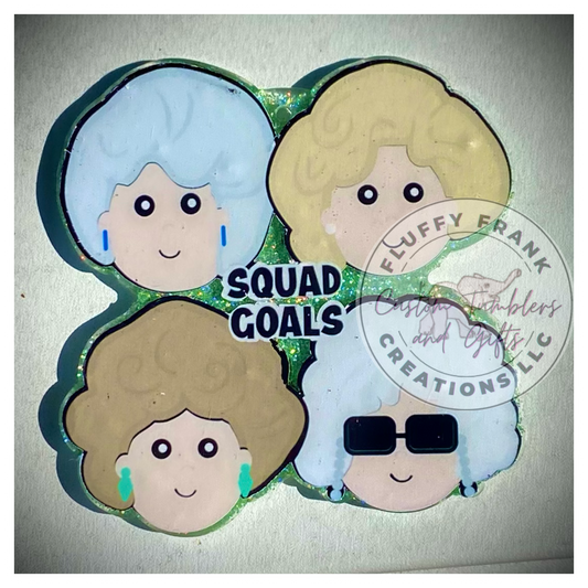 Squad Goals nostalgic keychain