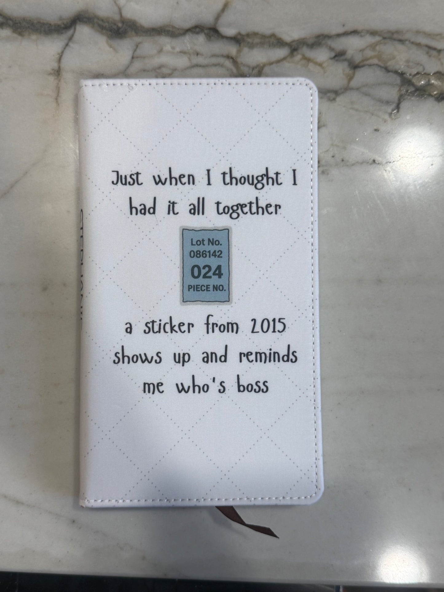 Military Spouse Sticker Shock Pocket Journal