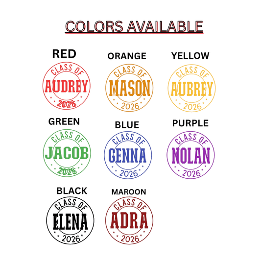 Senior Pin - custom | Personalized Graduation Keepsake for the Class of 2026. Band seniors. - FluffyFrankCreationsLLC