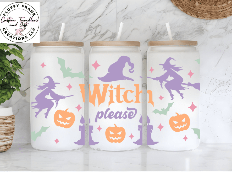 Witch Please Libby Glass - FluffyFrankCreationsLLC