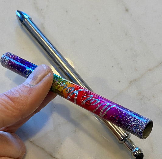 Gel ink Stylus pen additional chamber