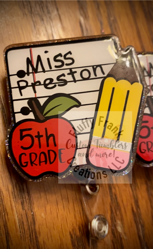 Teacher Badge Reel