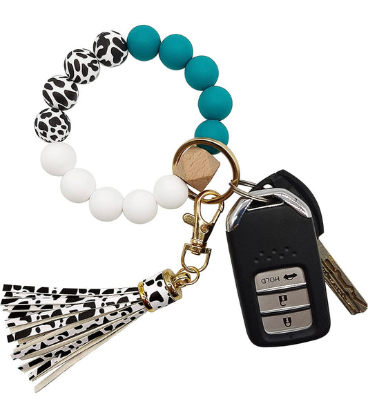 Silicone bead wristlet