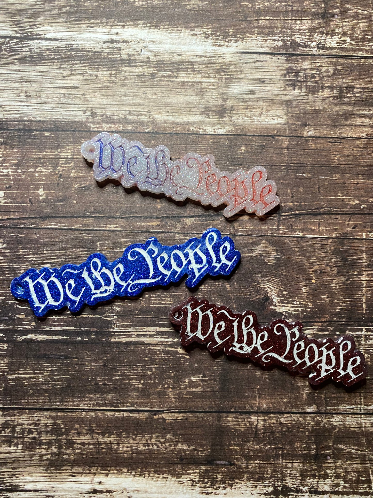 We the people keychain