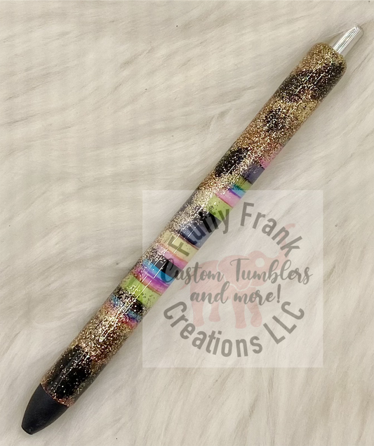 Serape leopard pen