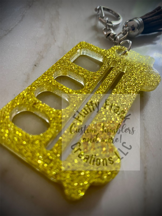 School Bus Keychain