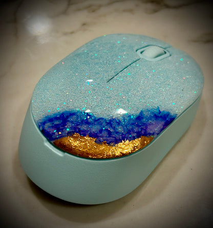 Glitter wireless mouse