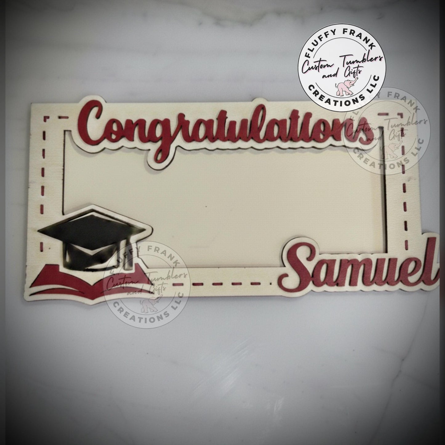 Custom Graduation Money Holder | Personalized Wood Grad Gift with Name | Class of 2026 Cash Keepsake