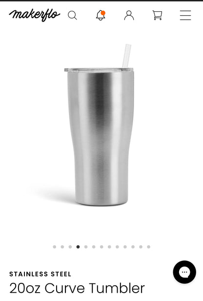 20oz Curved MakerFlo - FluffyFrankCreationsLLC