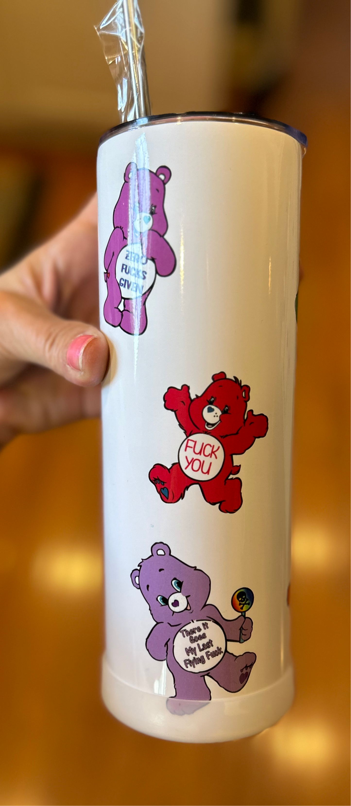 Naughty Bears tumbler