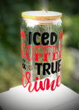 True Crime 16oz Beer Can Glass