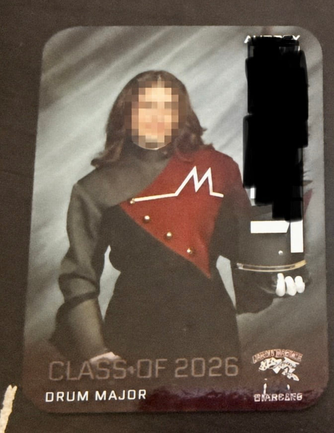 Custom Marching Band Photo Magnet