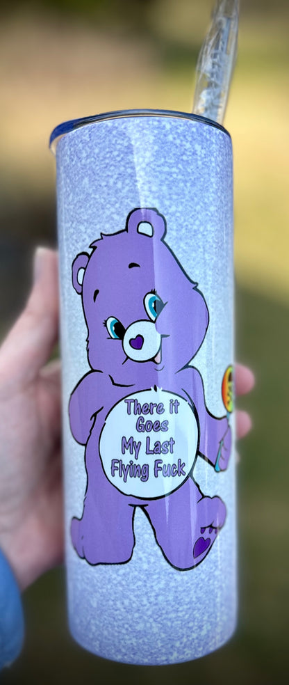 Last flying f**k bear tumbler