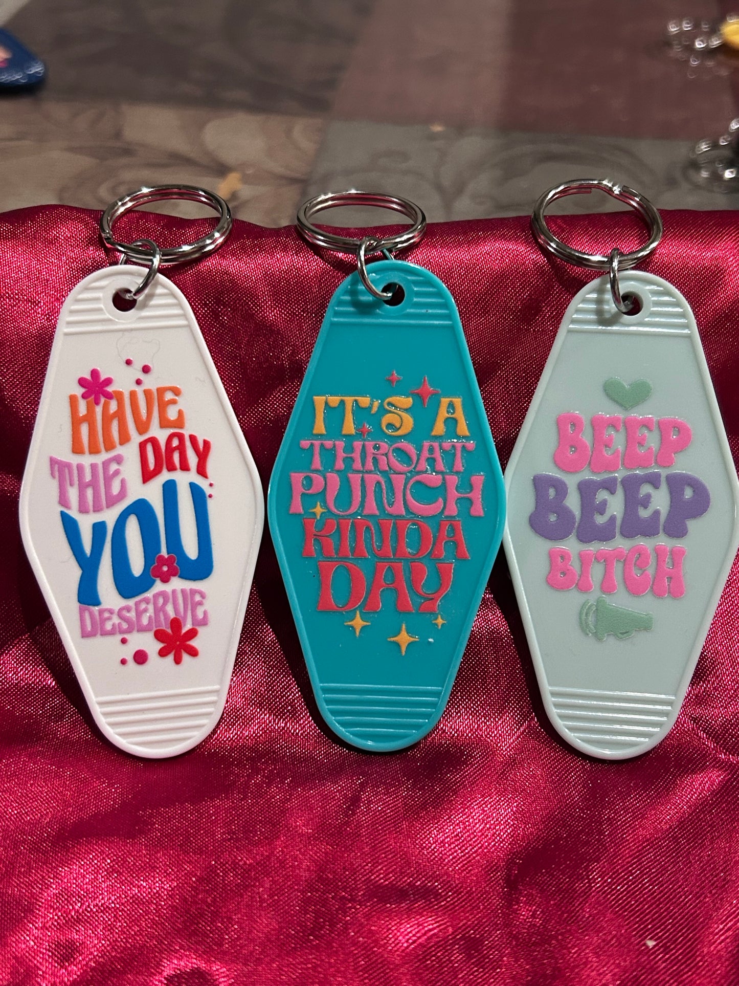 Motel Keychains