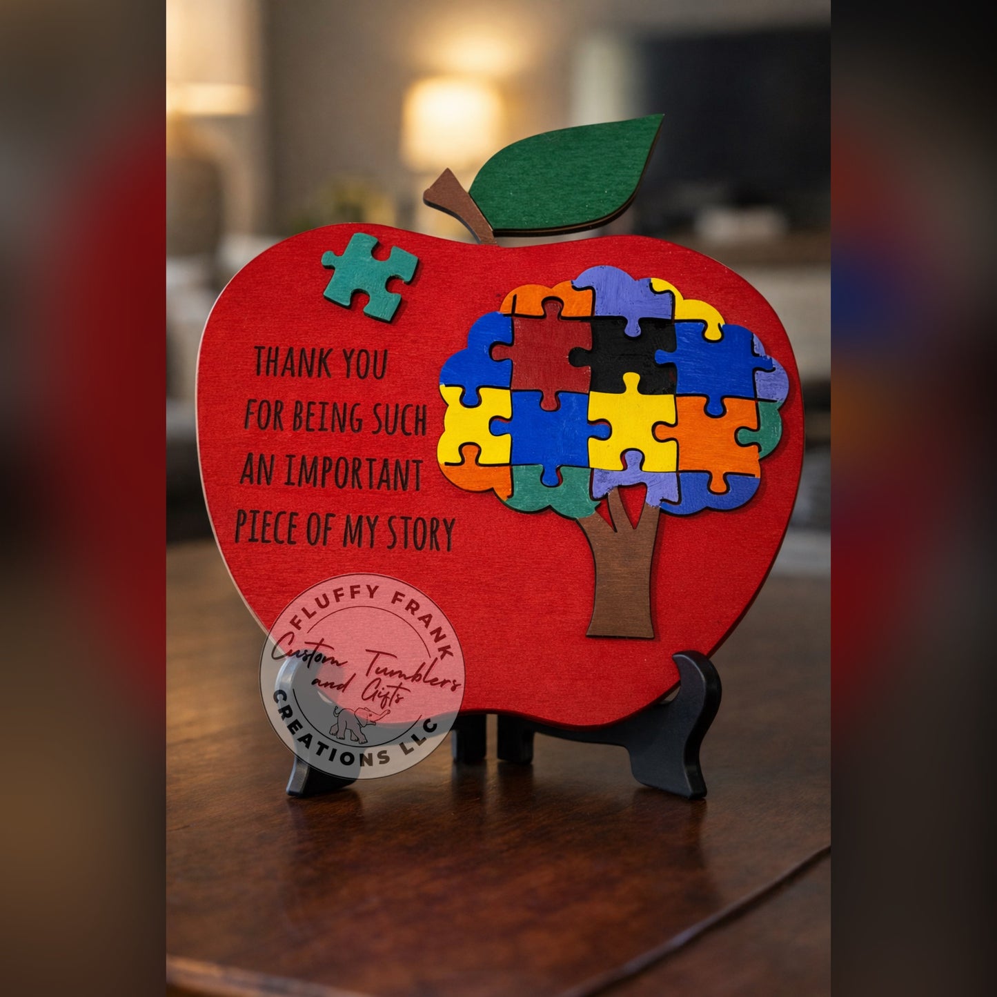 🍎 Apple Puzzle Teacher Appreciation Gift